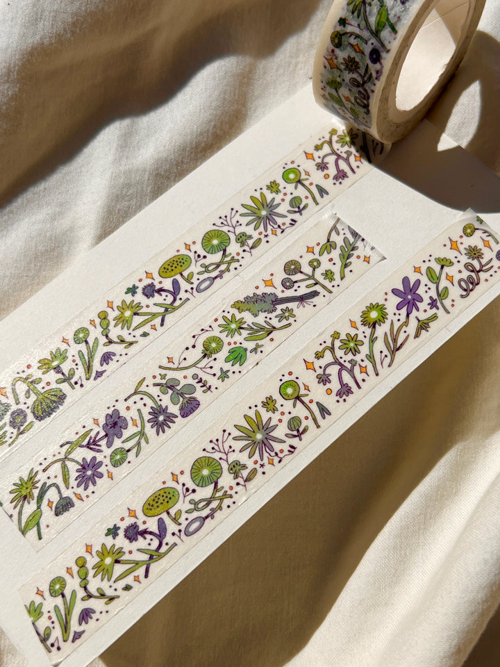 Sleepy Flowers Washi Tape
