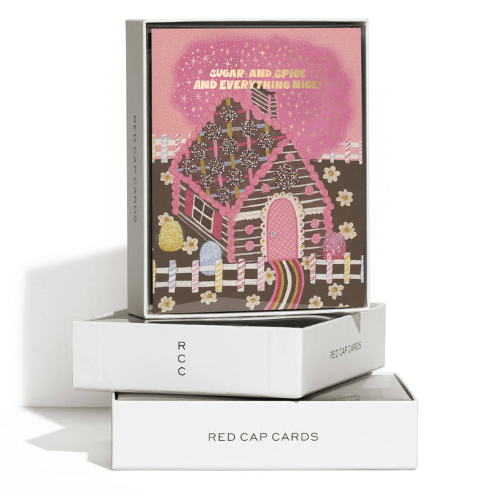 Gingerbread House Holiday Greeting Card Boxed set