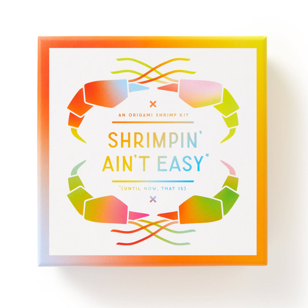 Shrimpin' Ain't Easy Origami DIY Kit