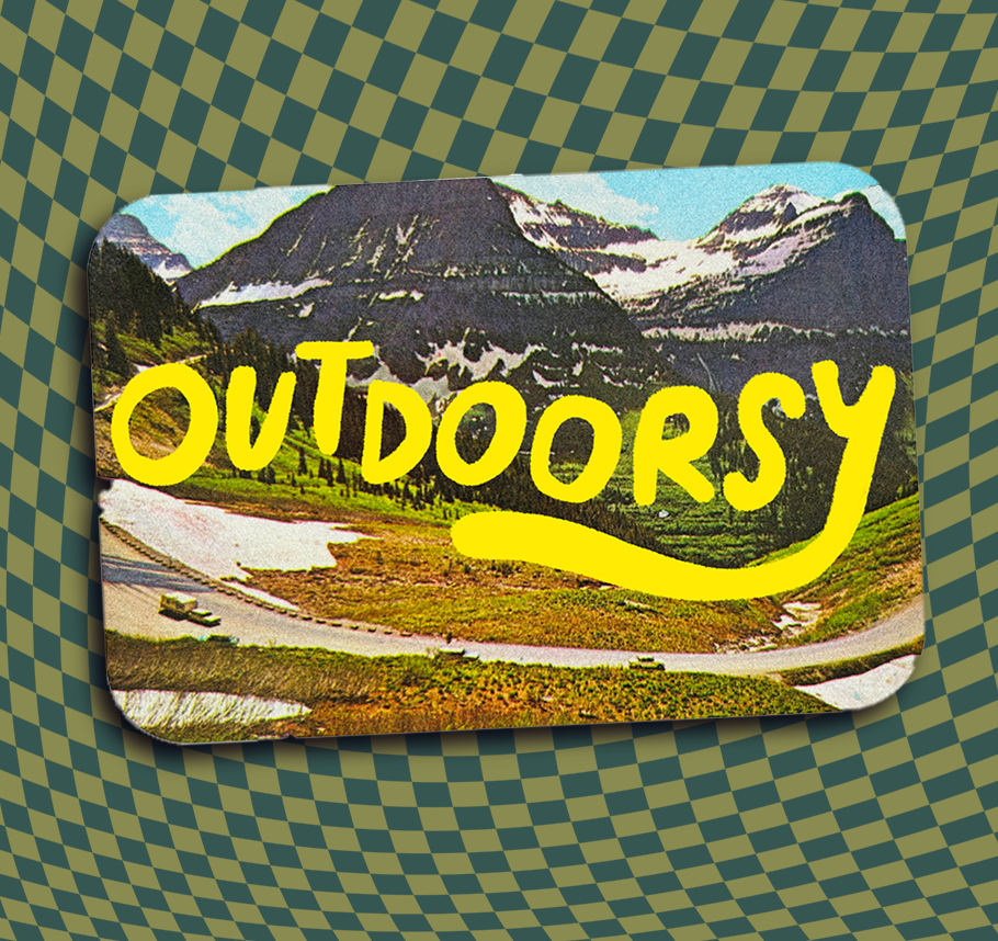 Outdoorsy Vinyl Sticker