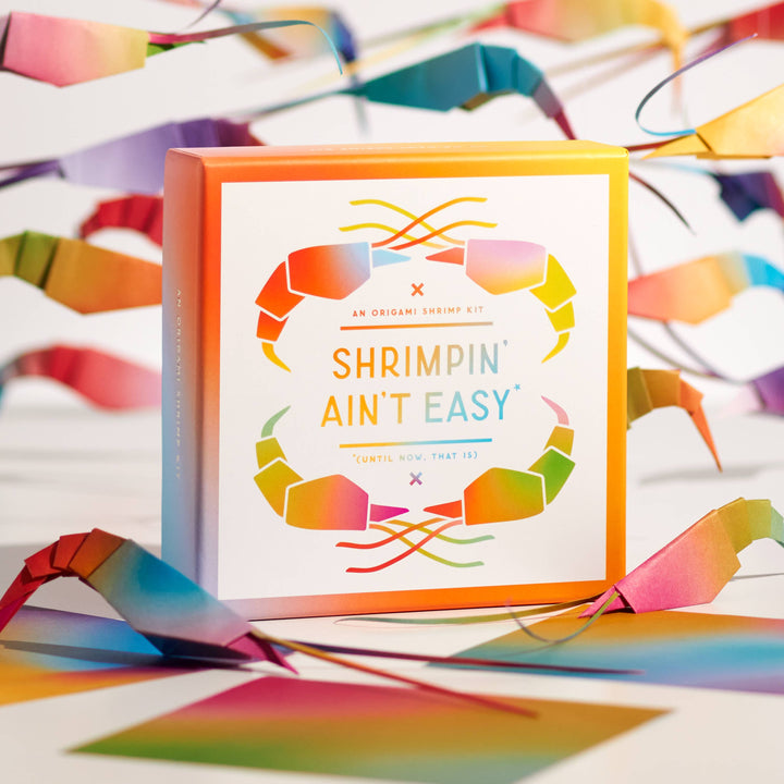Shrimpin' Ain't Easy Origami DIY Kit