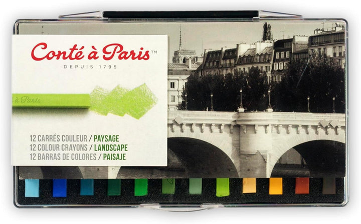 Conte Crayon 12 Piece Landscape Set
