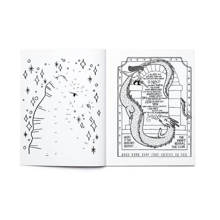 Creatures of Myth & Magic Coloring Book