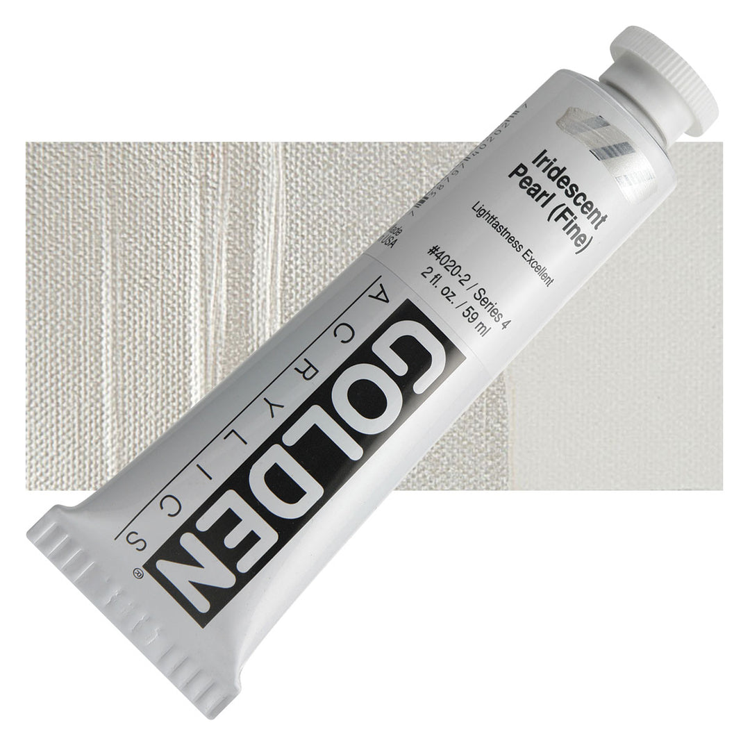 Golden Iridescent Acrylics - 2oz