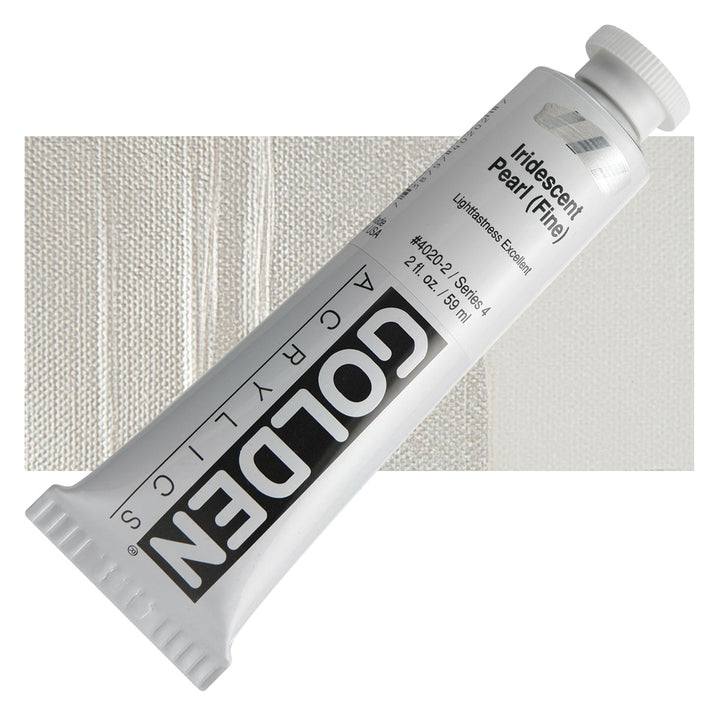 Golden Iridescent Acrylics - 2oz