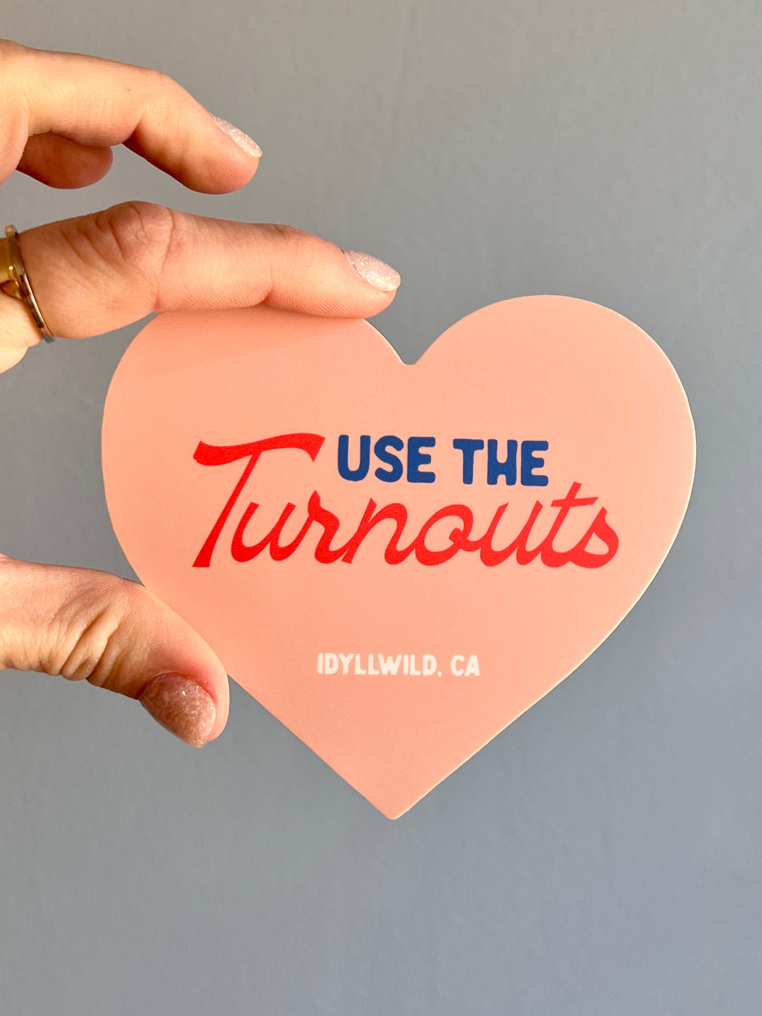 Use The Turnouts Sticker