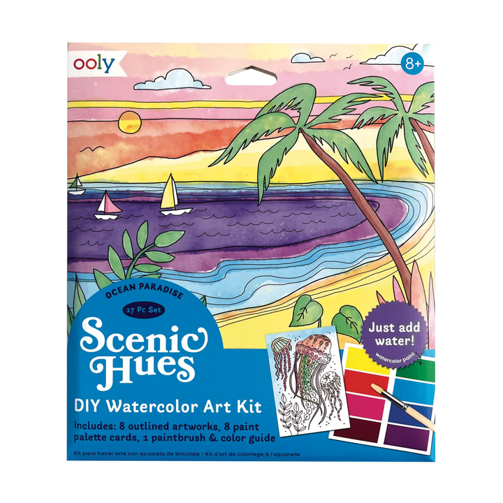 Scenic Hues D.I.Y. Watercolor Kits