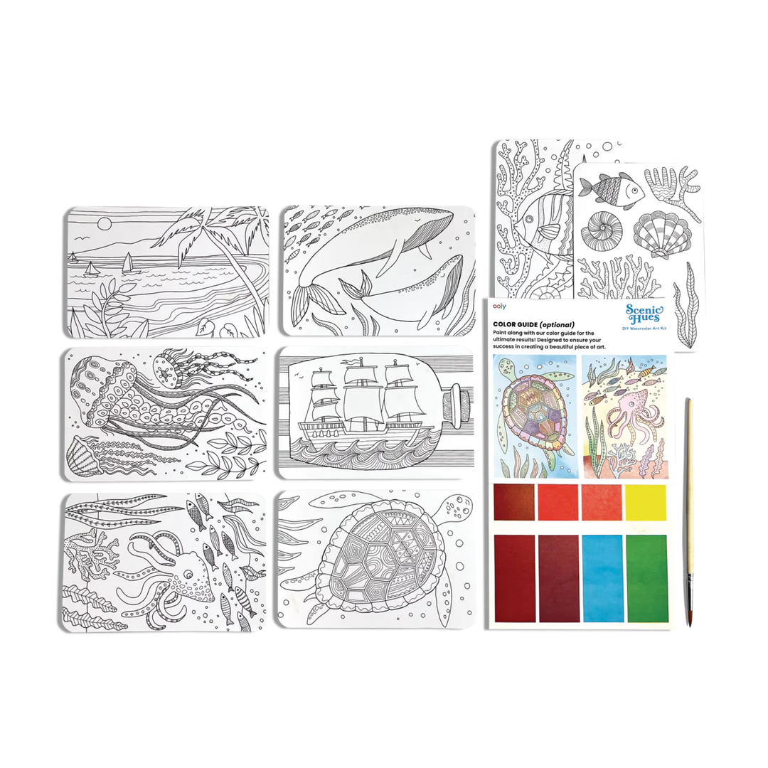 Scenic Hues D.I.Y. Watercolor Kits