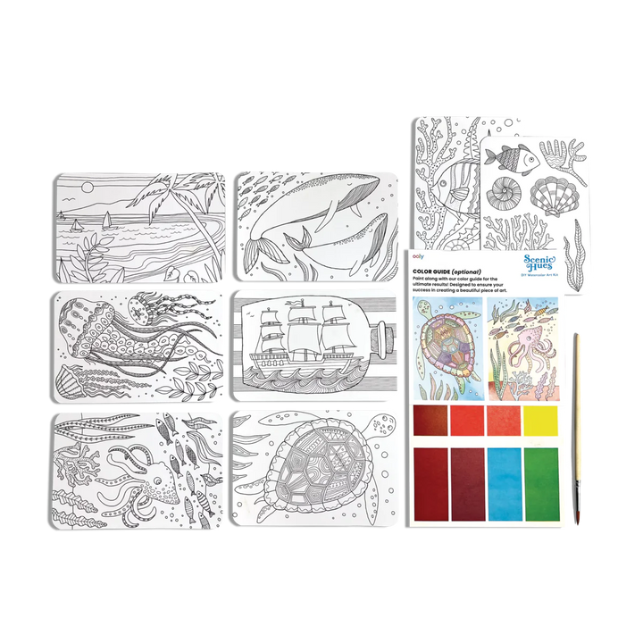 Scenic Hues D.I.Y. Watercolor Kits
