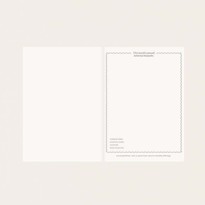 HERBARIUM | LINEN-BOUND UNDATED PLANNER