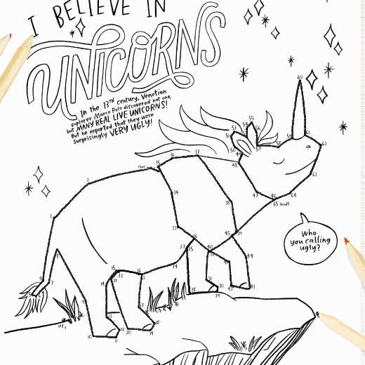 Creatures of Myth & Magic Coloring Book