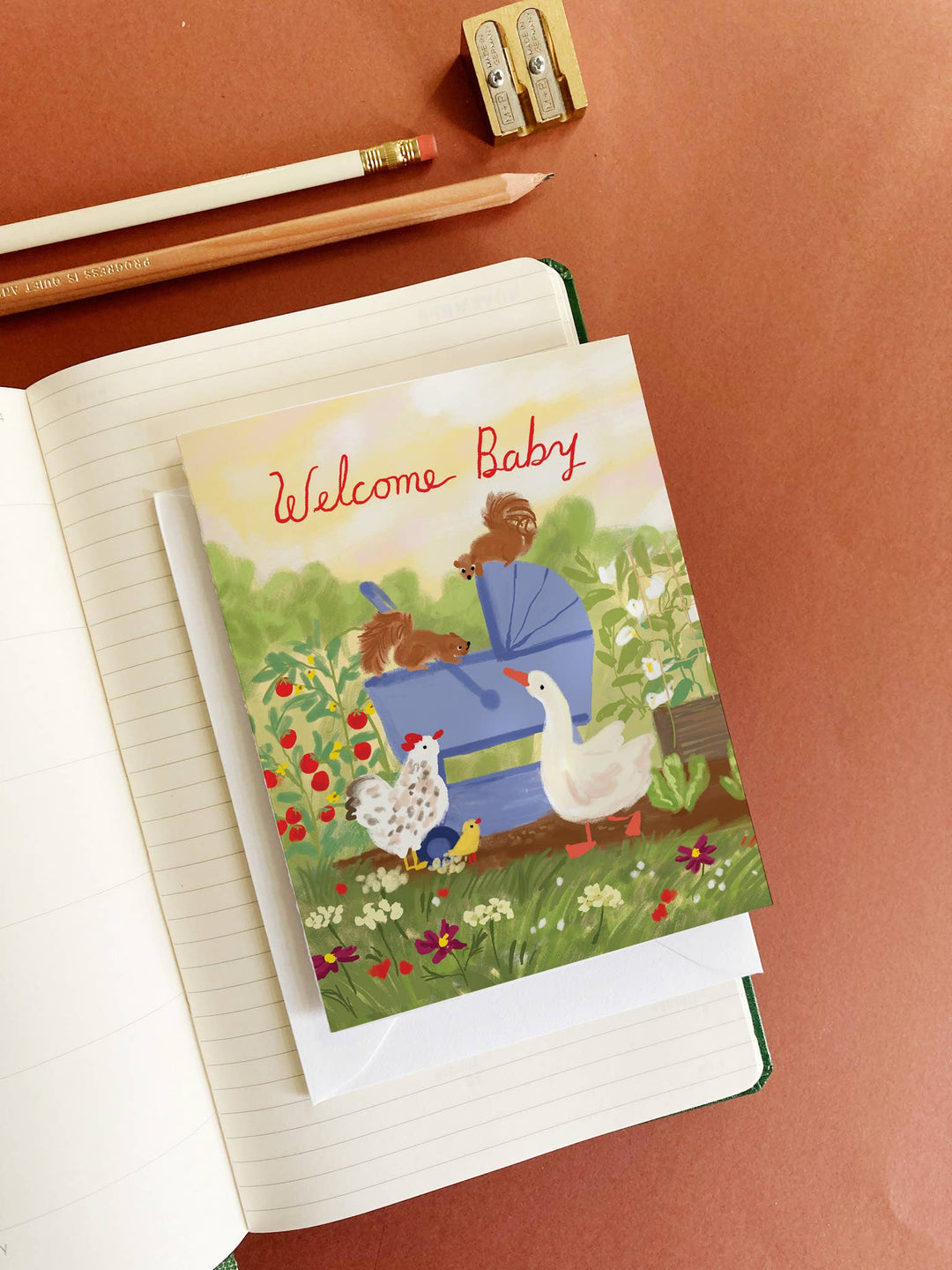 Farm Welcome Baby Card