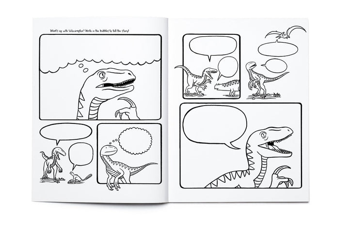 DINOSAURS Coloring + Activity Book