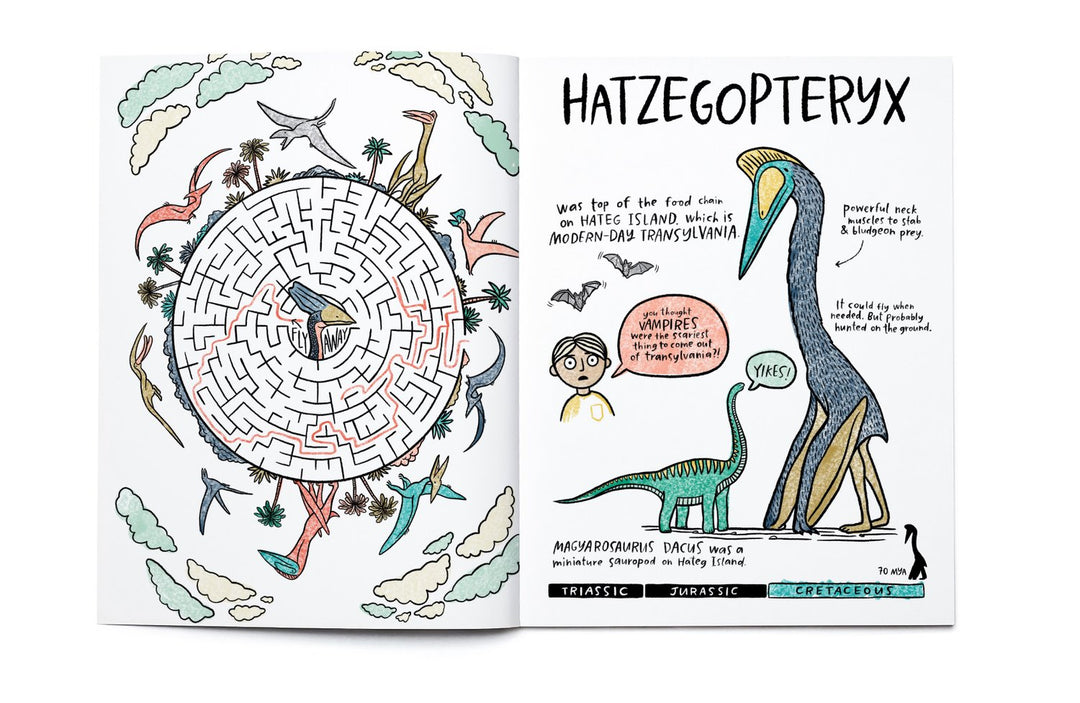 DINOSAURS Coloring + Activity Book