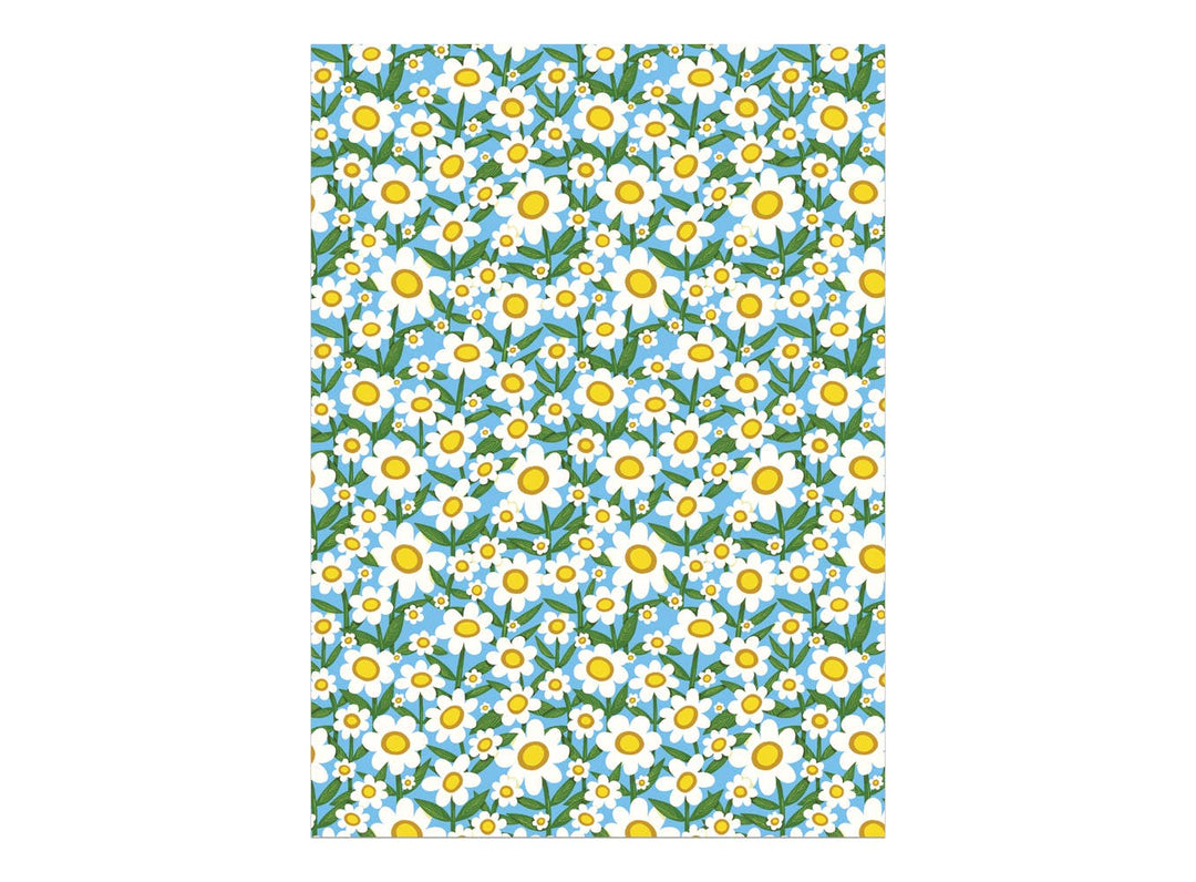 Seventies Daisy wrapping paper