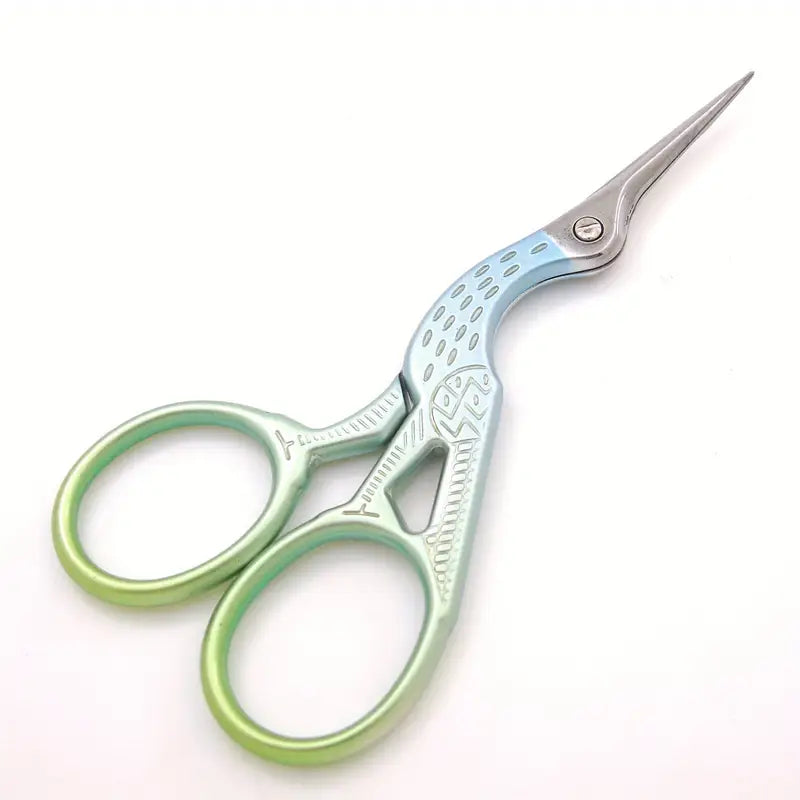Metallic Blue Embroidery Scissors