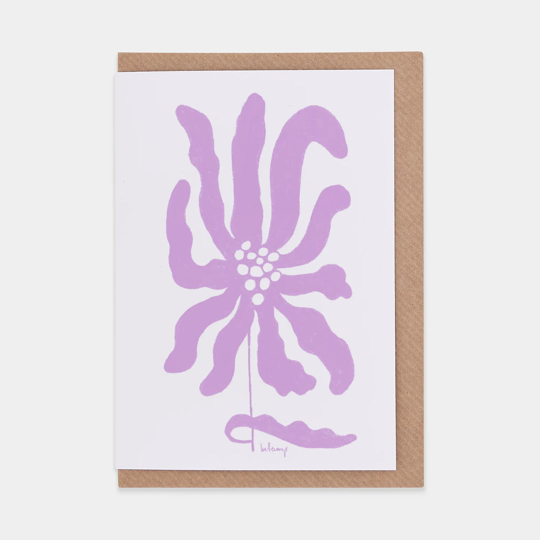 Electric Lilac Card