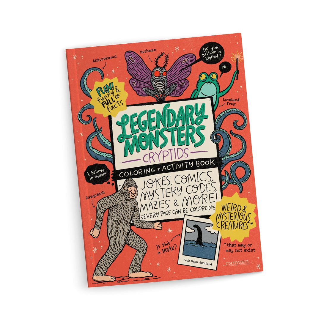 Legendary Monsters: CRYPTIDS Coloring + Activity Book