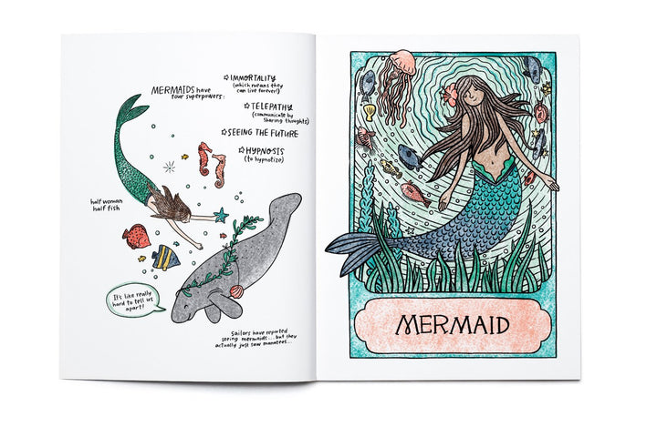 Creatures of Myth & Magic Coloring + Activity Book