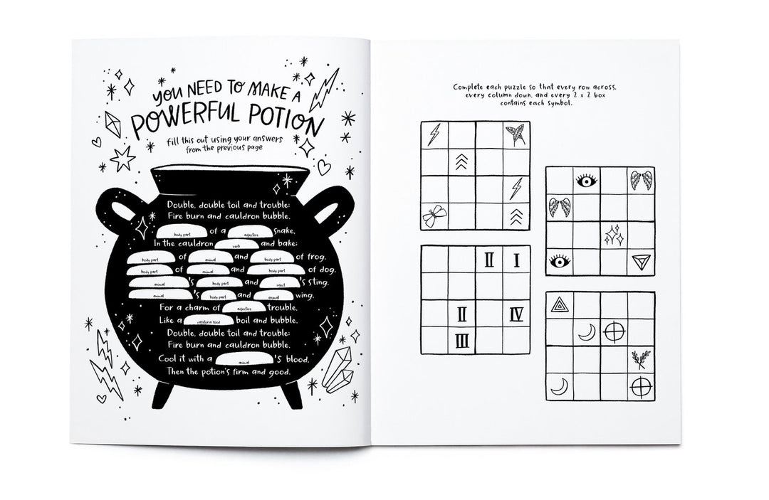 Creatures of Myth & Magic Coloring + Activity Book