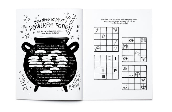 Creatures of Myth & Magic Coloring + Activity Book