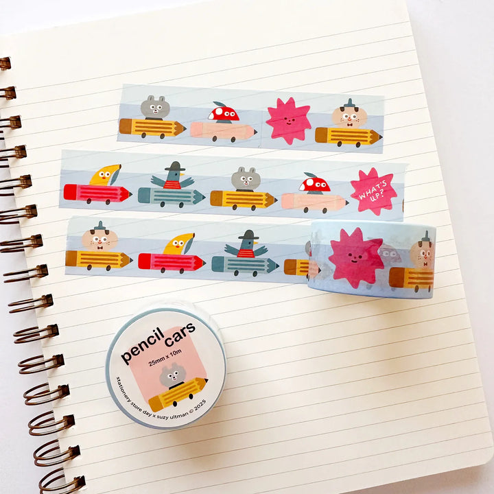 Pencil Cars Washi Tape