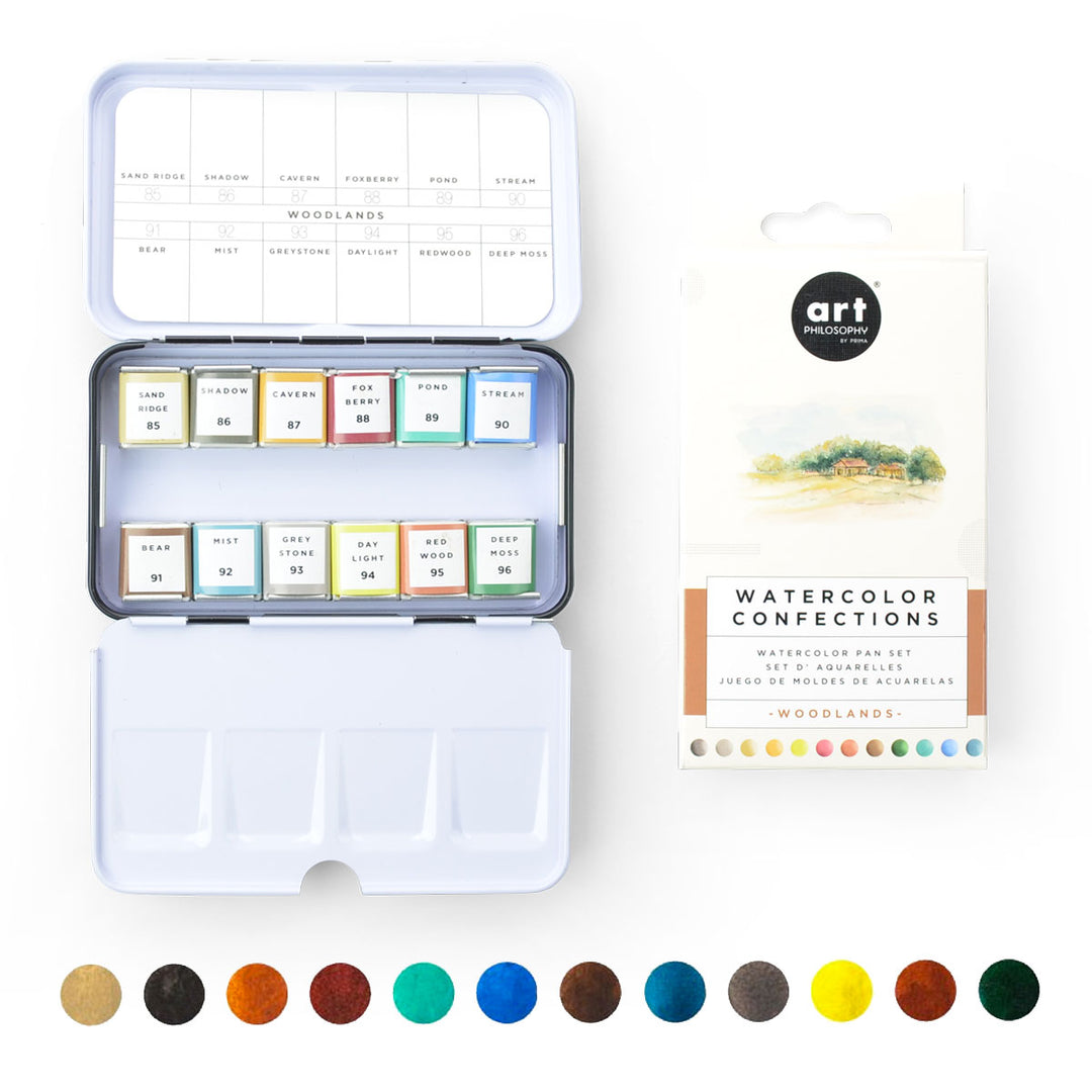 Watercolor Confections Travel Palettes