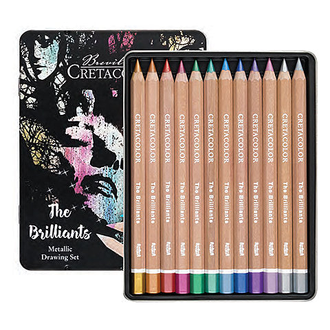 Cretacolor Mega Metallic Pencil Set