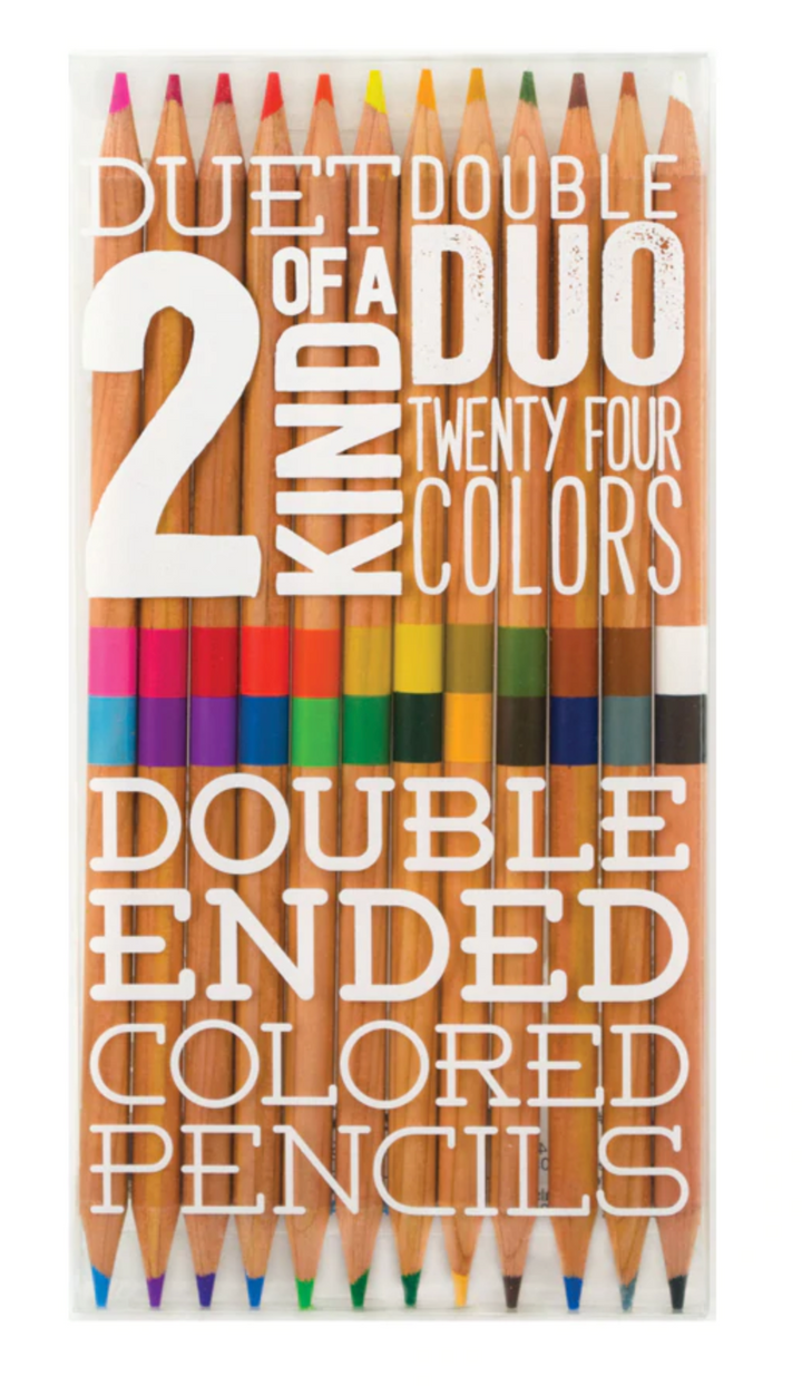 Ooly Two of a Kind Double Ended Colored Pencils