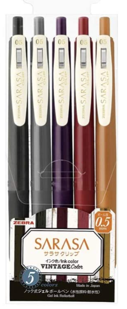 Sarasa Vintage Clip Pens