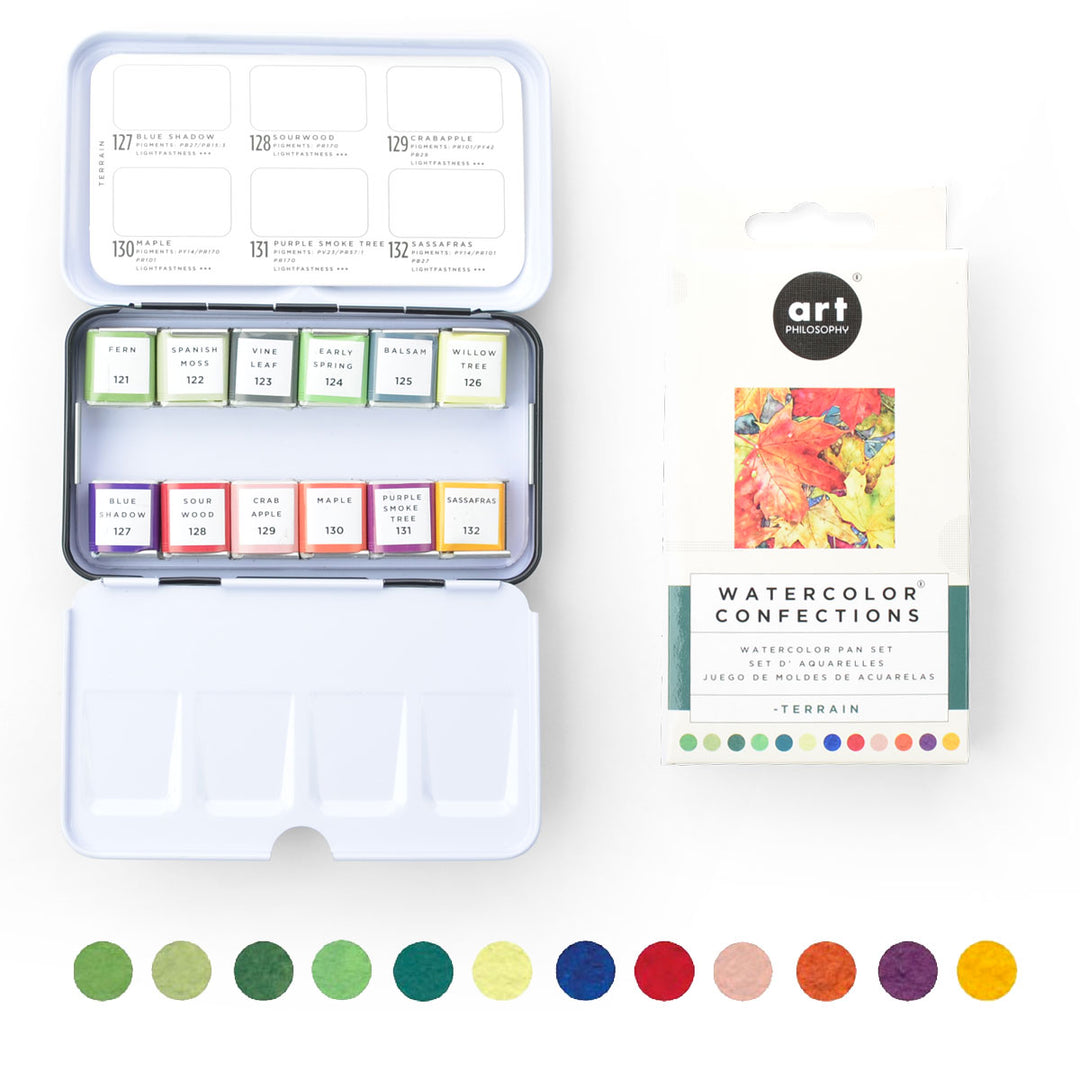 Watercolor Confections Travel Palettes