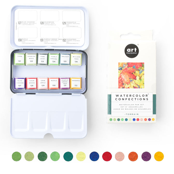 Watercolor Confections Travel Palettes