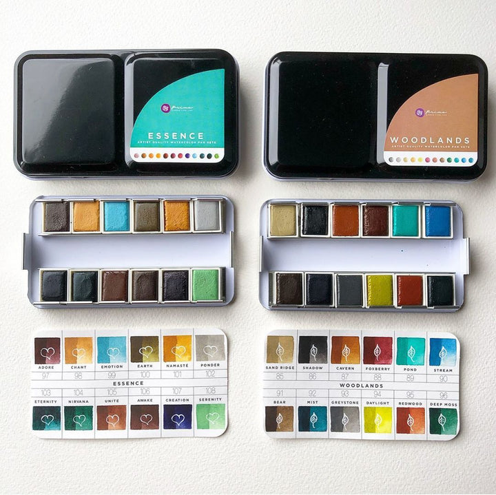 Watercolor Confections Travel Palettes