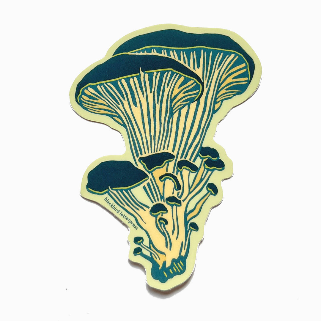Oyster mushroom sticker