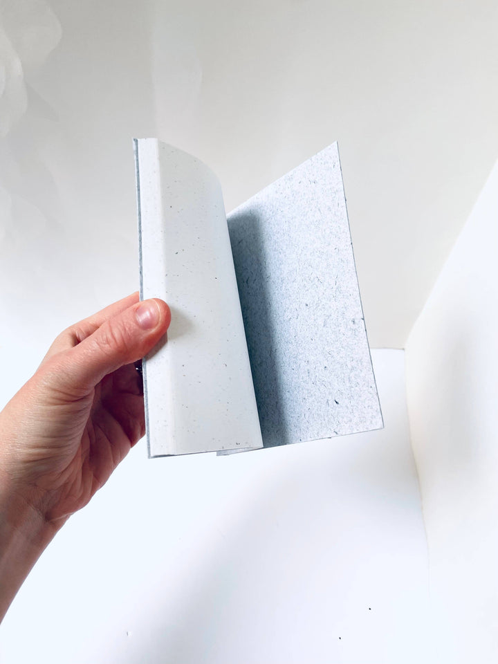 Recycled Denim Handmade Confetti Notebook