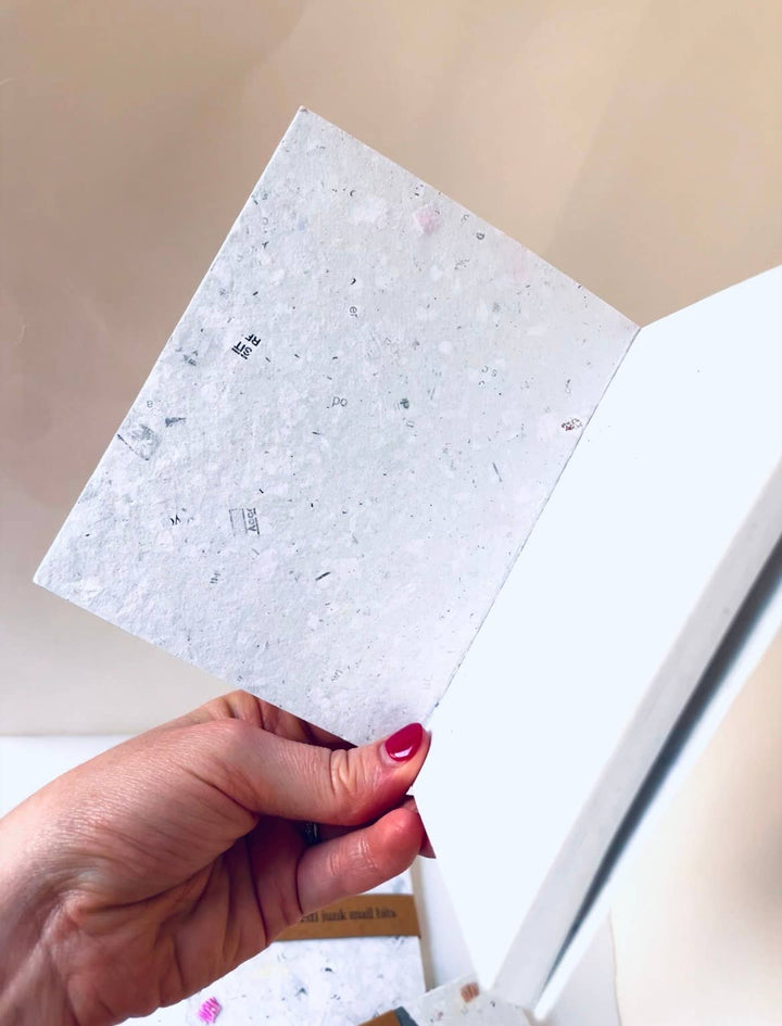 Confetti Junk Mail Handmade Notebook