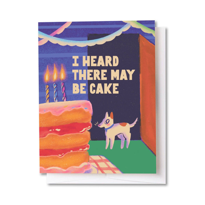 Birthday Cake Dog Card