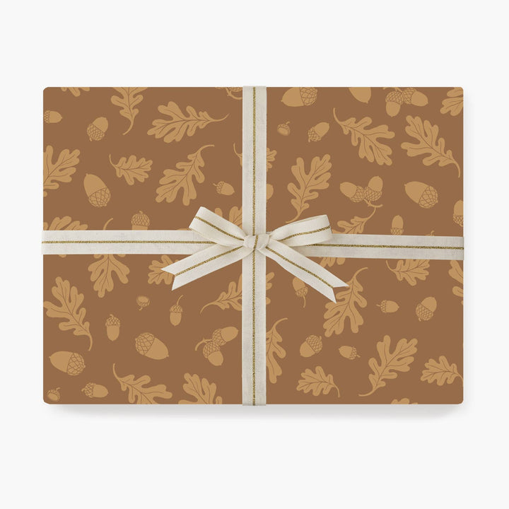 Oak Tree Double Sided Wrapping Paper
