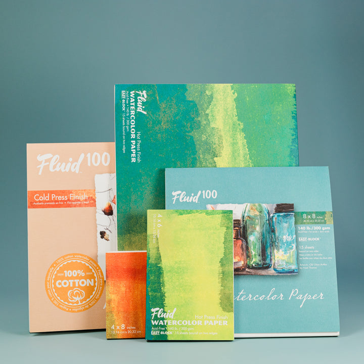 Fluid Watercolor Blocks