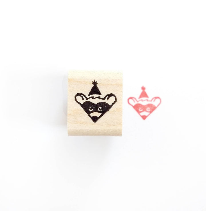 Party Raccoon Mini Stamp