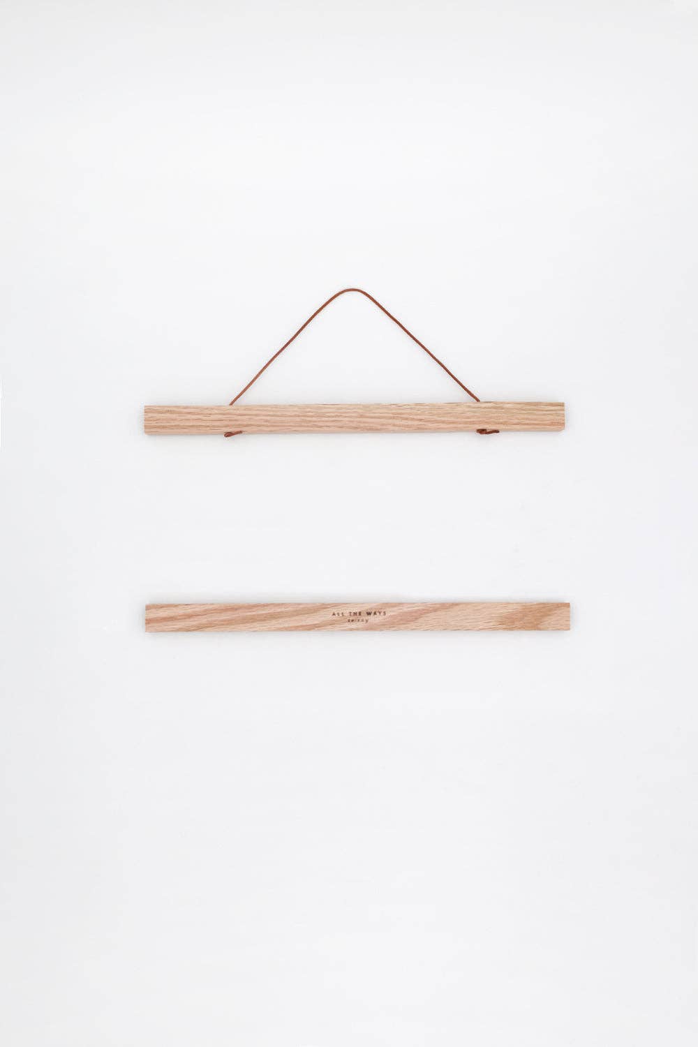 Oak Wooden Magnetic Hanger for posters