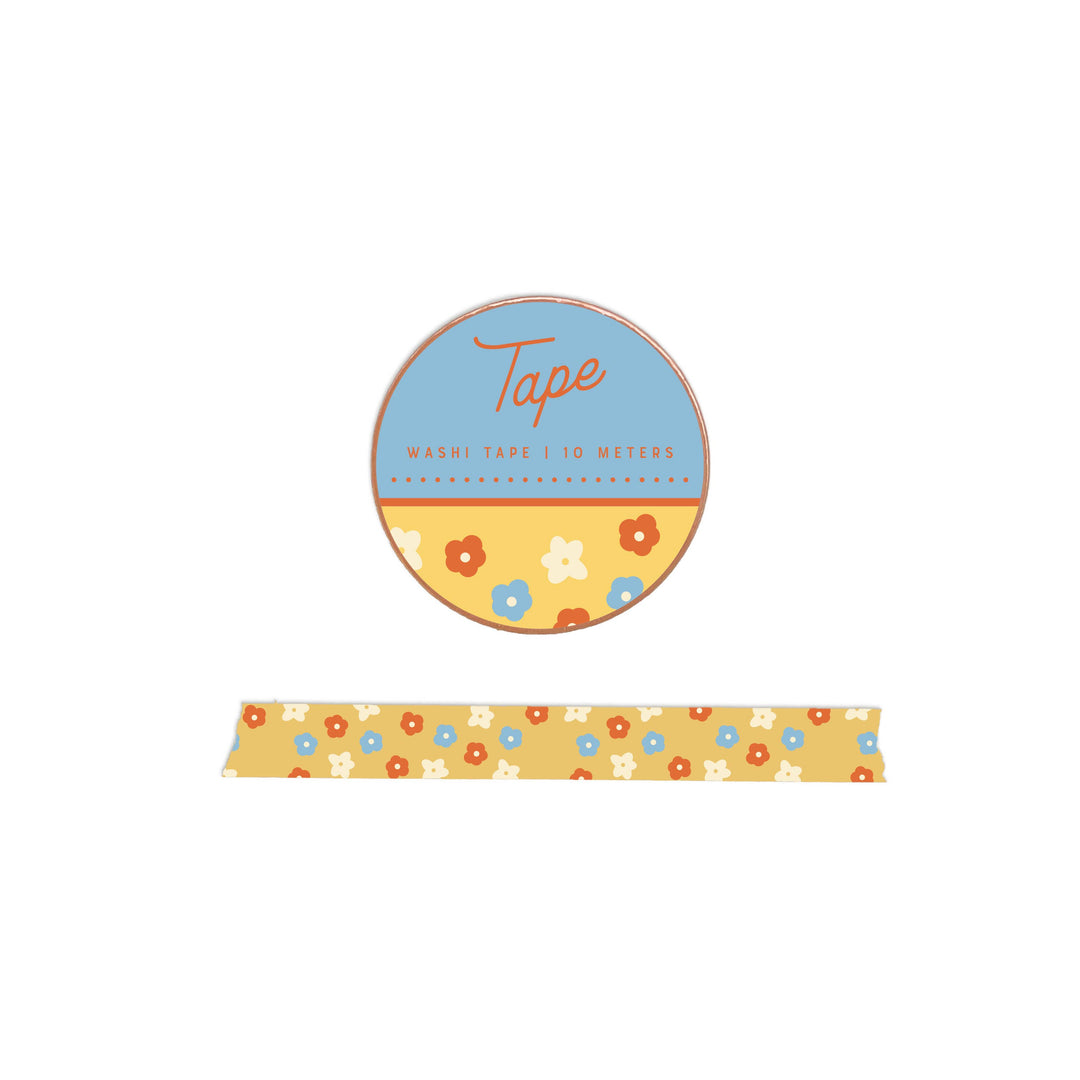 Flower Pattern Washi Tape