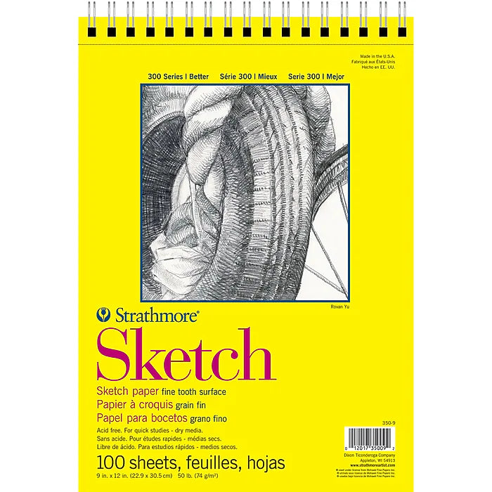 Strathmore 300 Series Wirebound Sketch Pad