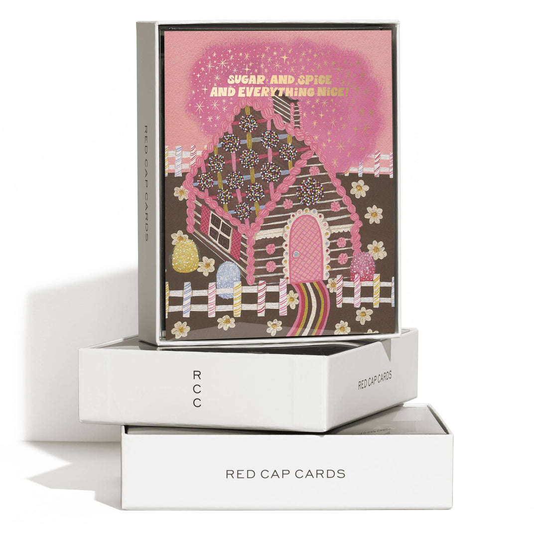 Gingerbread House Holiday Greeting Card Boxed set