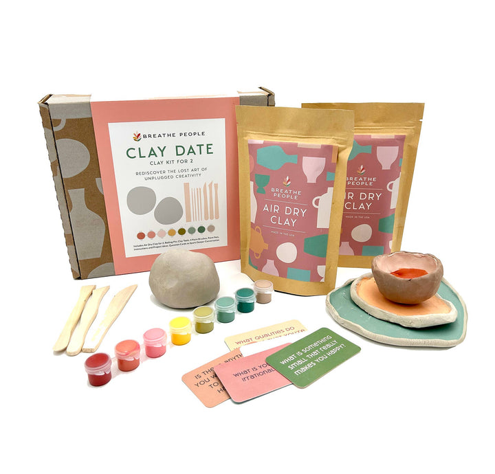 Deluxe Clay Date Activity Kit- Clay Kit for Two