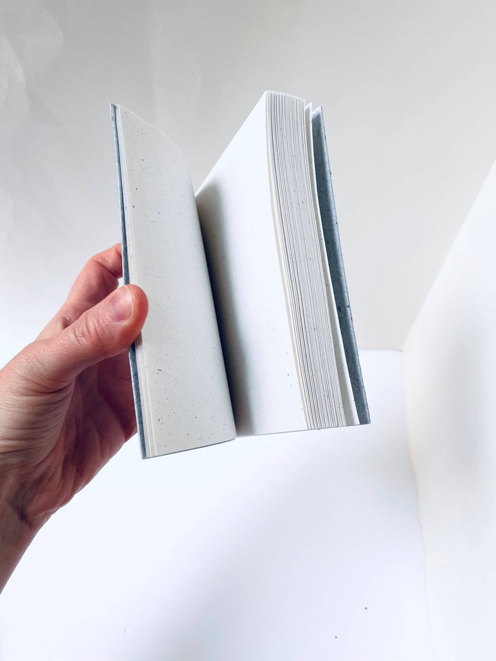 Recycled Denim Handmade Confetti Notebook