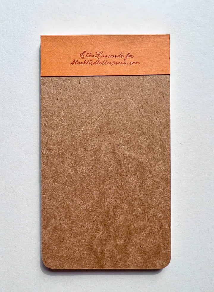 Chanterelle Mushroom Jotter Notepad
