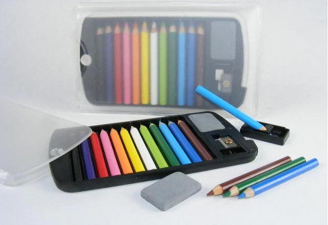 Mini Colored Pencils + Sharpener