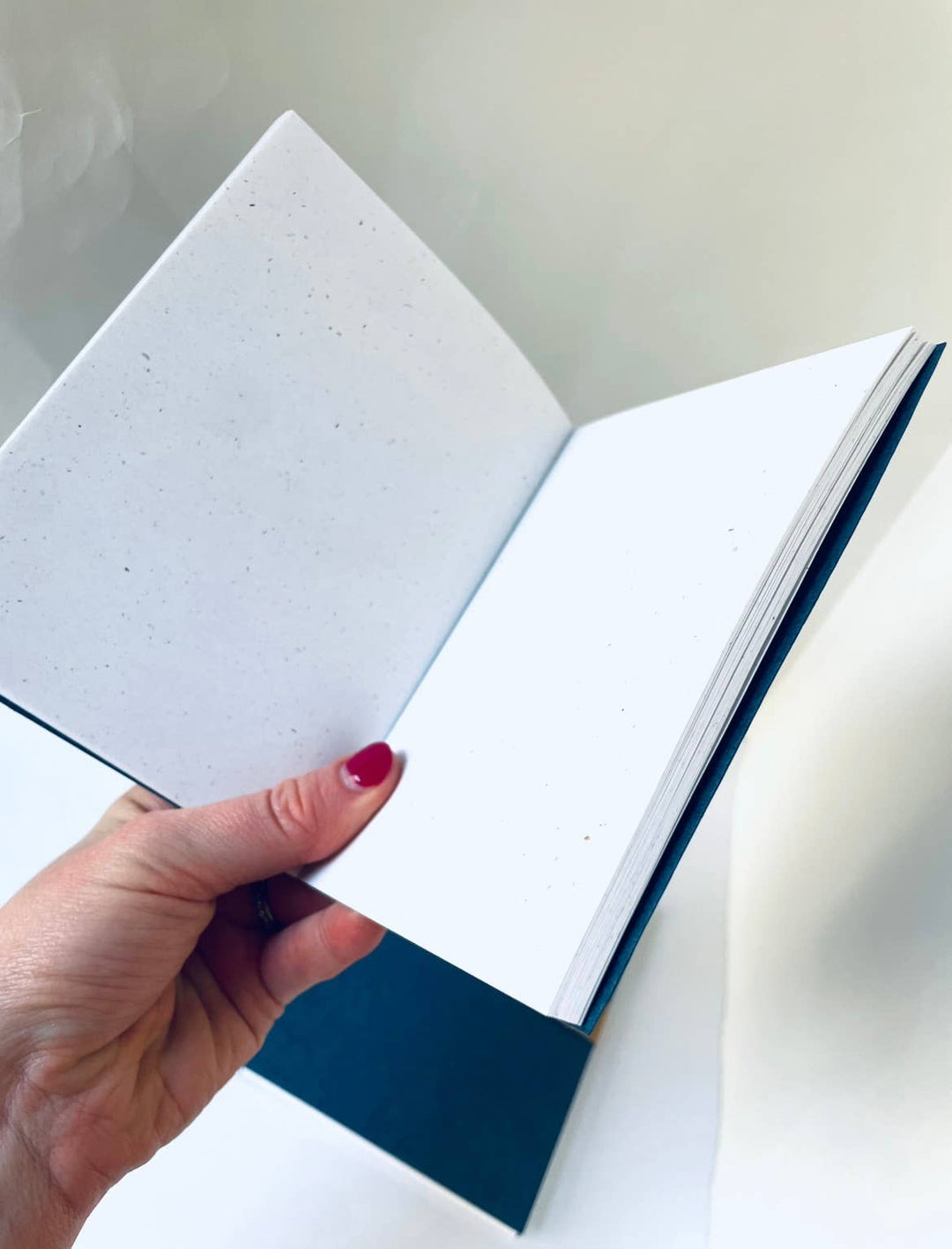 Recycled Denim Handmade Confetti Notebook