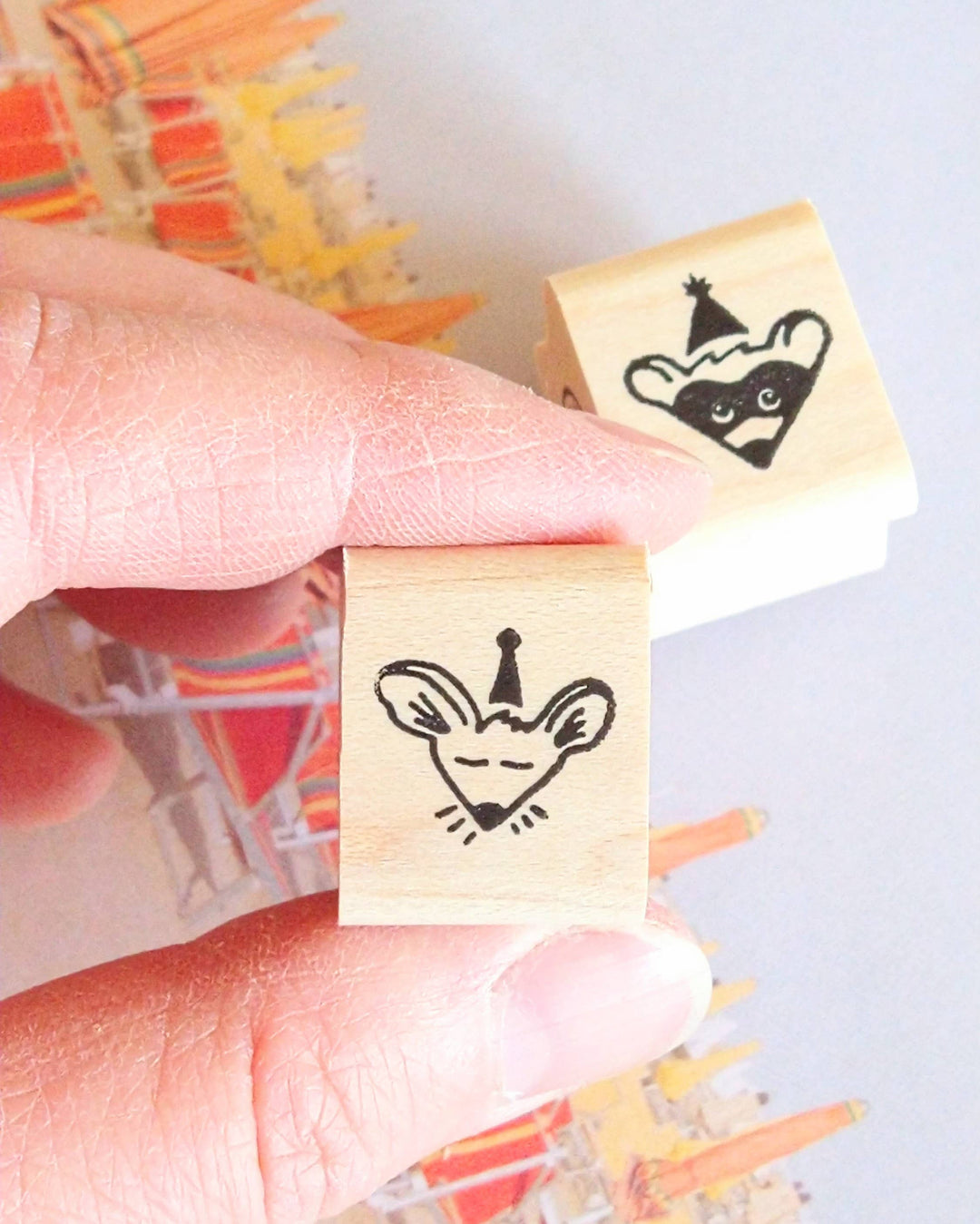 Party Mouse Mini Stamp